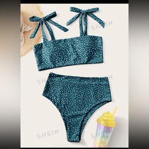 High waisted bikini set